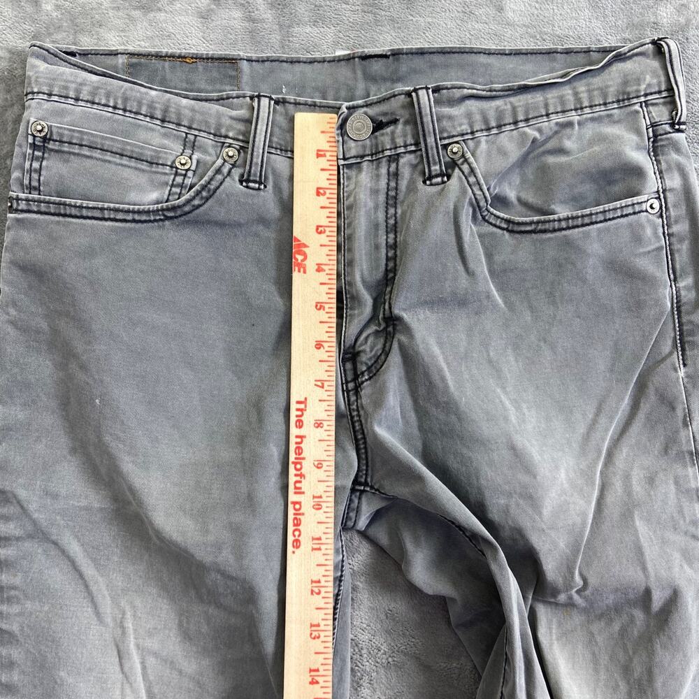 Levi's 511‎ Slim Jeans Men's 34x36 Gray Cotton Blend Casual - Picture 7 of 9